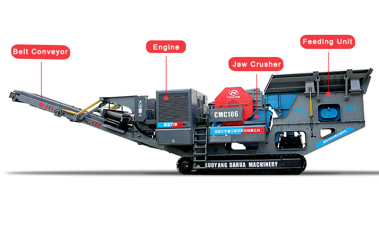 construction waste mobile crushing plants