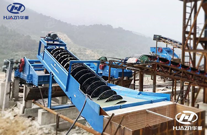 spiral sand washin machine