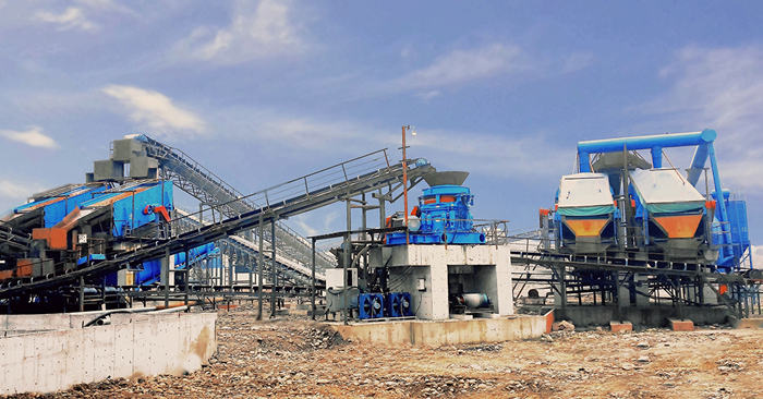 quarry crusher site