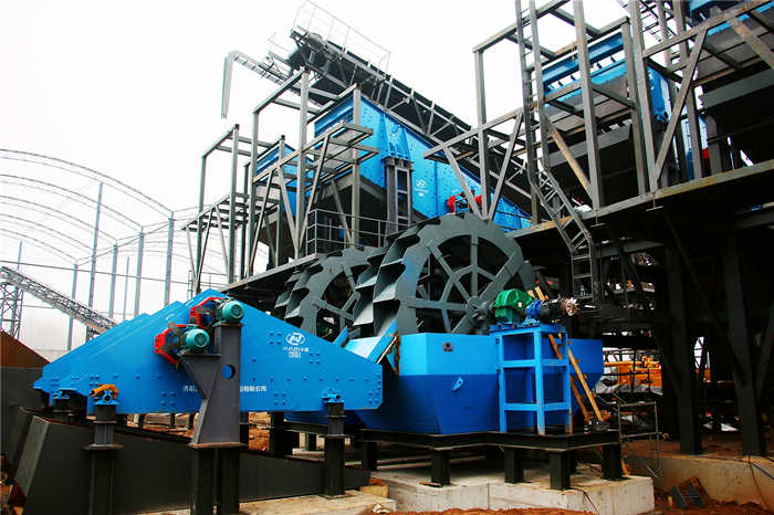 bucket wheel sand washer